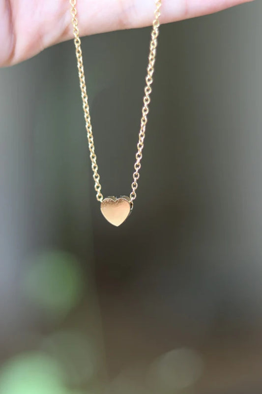 שרשרת לב זהב