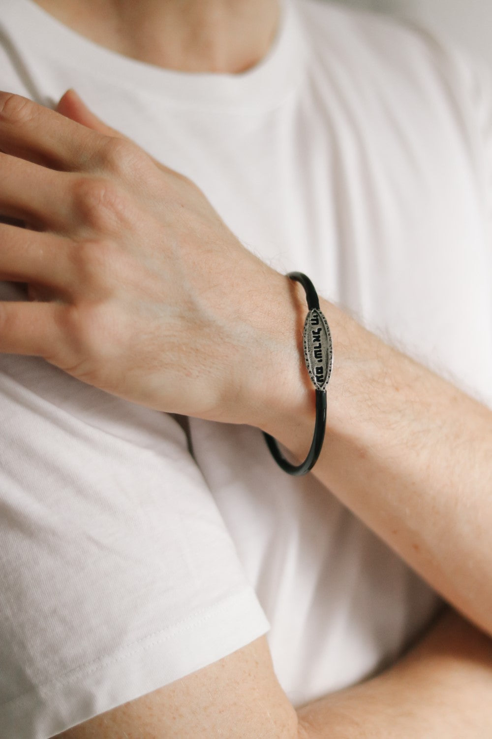 צמיד עם ישראל חי לגבר