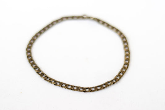 צמיד קרסול שרשרת נחושת לגבר