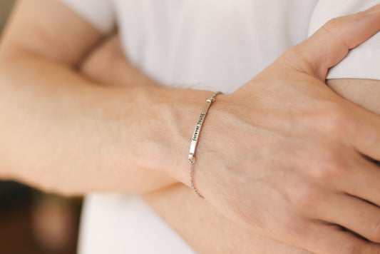 צמיד forever young חריטה לגבר