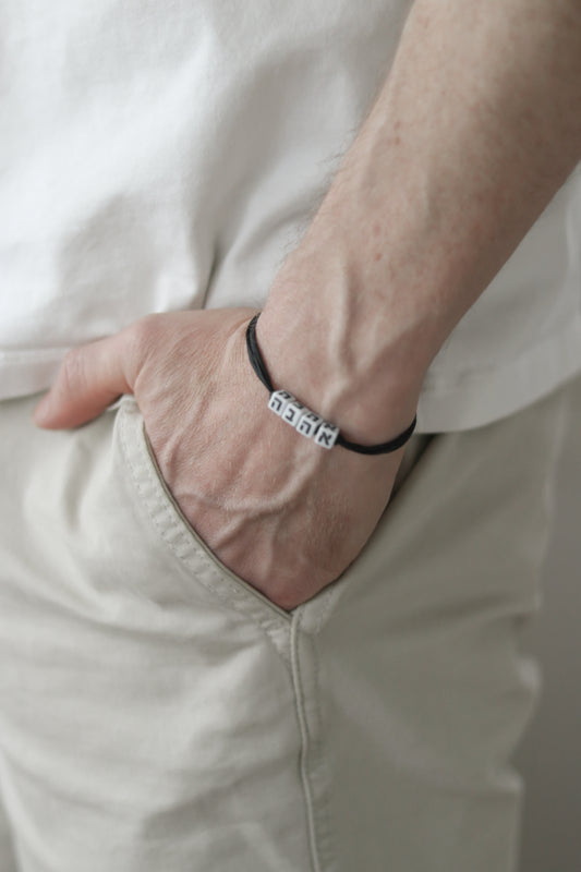 צמיד חרוזי אותיות אהבה שמות עברית