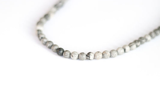 שרשרת חרוזי ג׳ספר לגבר, תכשיטי חרוזים, מתנה לגבר