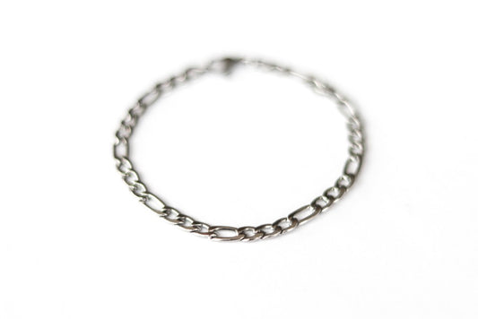 צמיד שרשרת פיגארו כסף לגבר